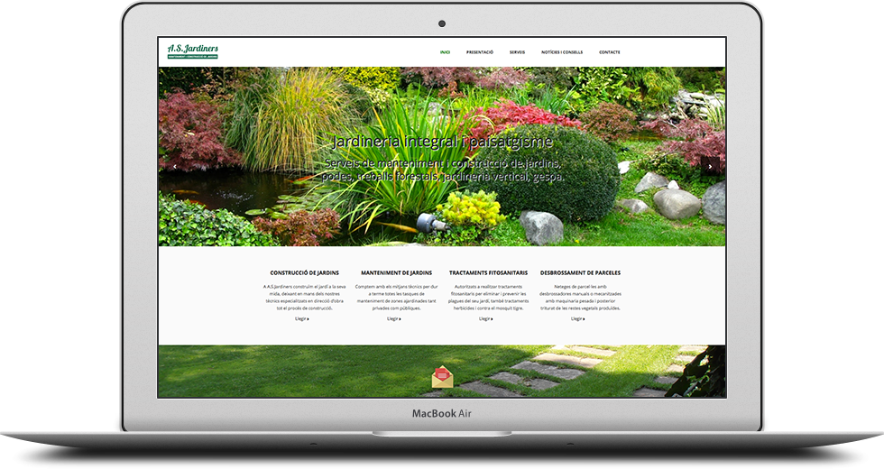 Pàgina web A.S.Jardiners
